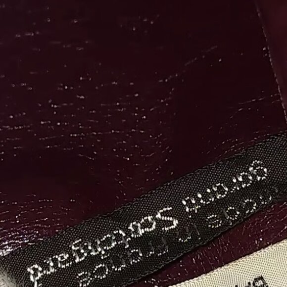 AUTHENTIC CHRISTIAN DIOR BORDEAUX CANVAS HANDBAG - Picture 10 of 12